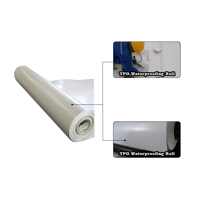 Great performance thermoplastic polyolefin TPO waterproof roll