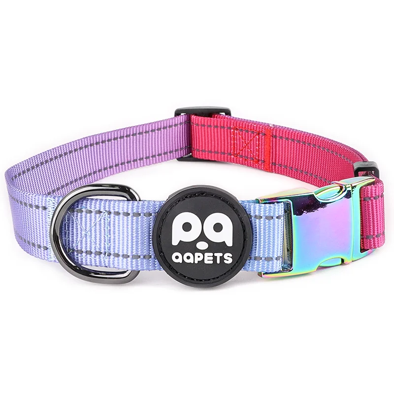 Christmas light up dog collar hardware collar dog name reflective hunting dog collar