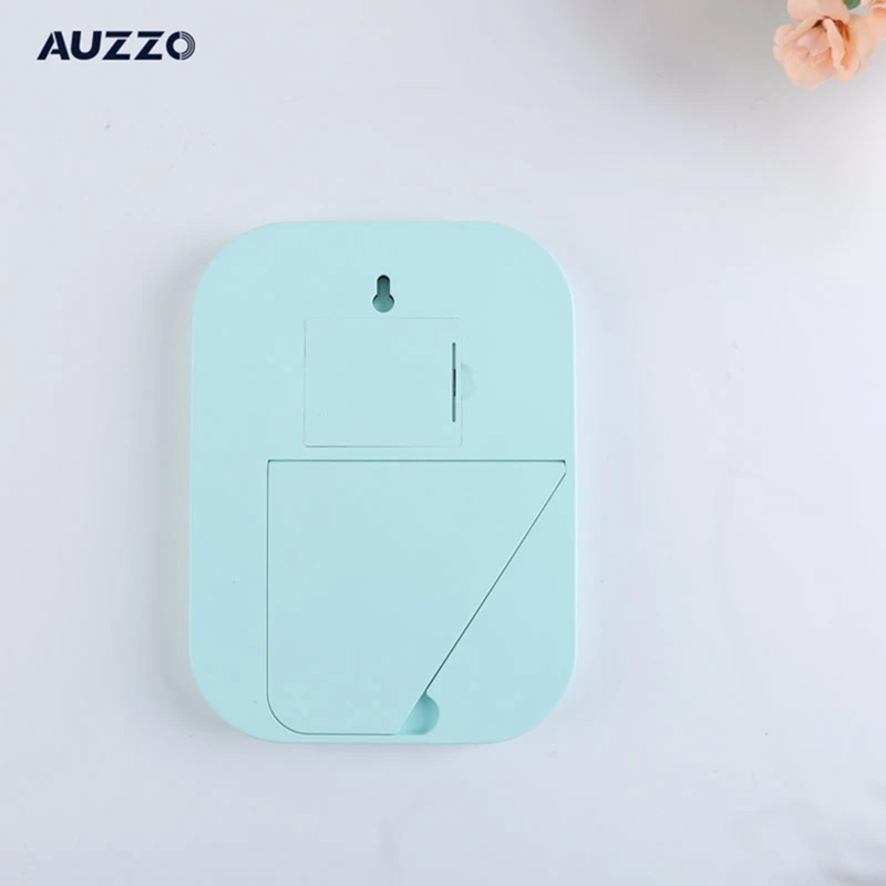 AUZZO 2023 Wholesale Custom Led Lighted Makeup Mirror Travel Desktop Dressing Table Portable Mirror For Women Girls