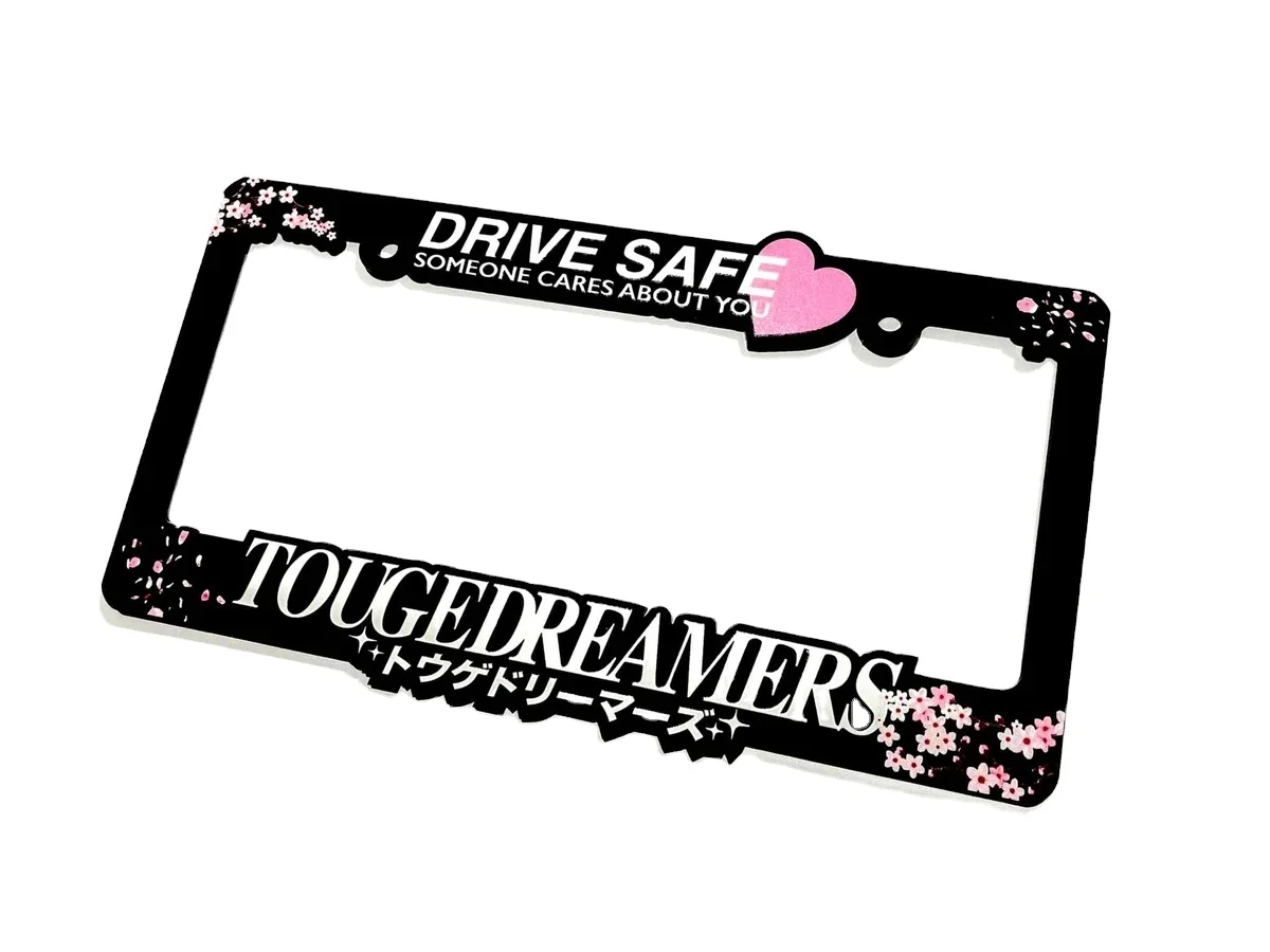 High Quality Plastic License Plate Frame Wholesale Car License Plate Frame Custom License Frames For Car Decorative