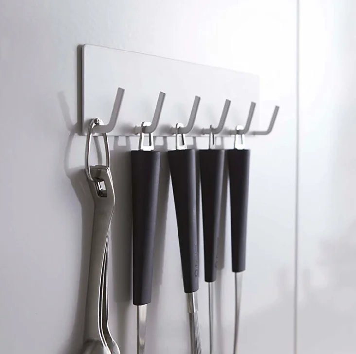 Best quality wall hook kitchen modern self-adhesive bathroom clothes display towel magnet metal wall hook