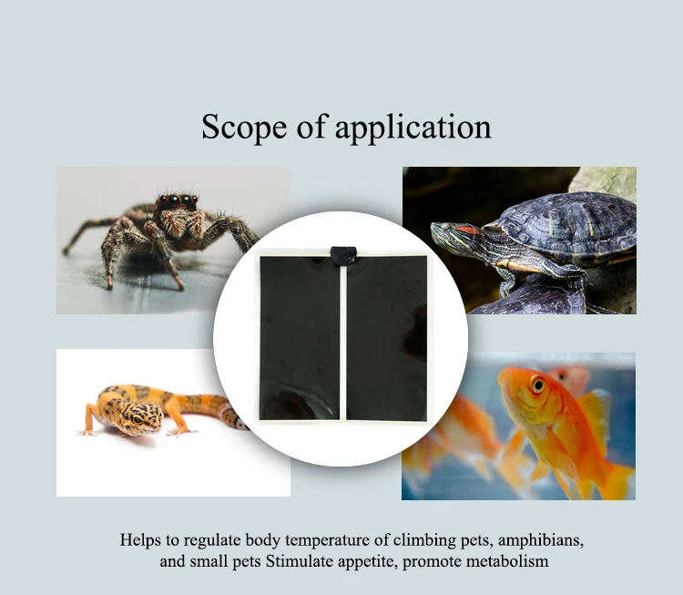 Cerawarm 24 W Reptile Heating Pad durable, water-resistant material Heating Mat Waterproof for Turtles, Lizards, Frogs other pet products