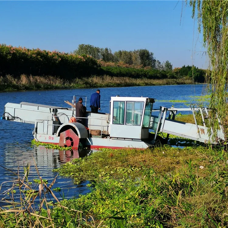 Уборочный комбайн для воды речной мусор мойка лодка