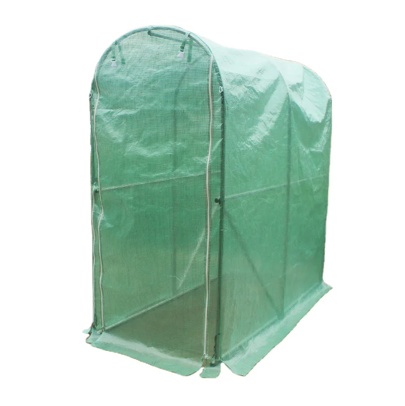 Tunnel greenhouse garden outdoor waterproof walk in greenhouse 2x1x2m tomato