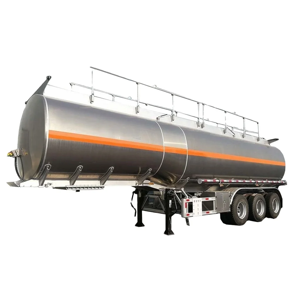 High Quality Stainless Steel 304 3 Axle 40 Cbm EEdible Oil Tanker Semi Trailer For Sale