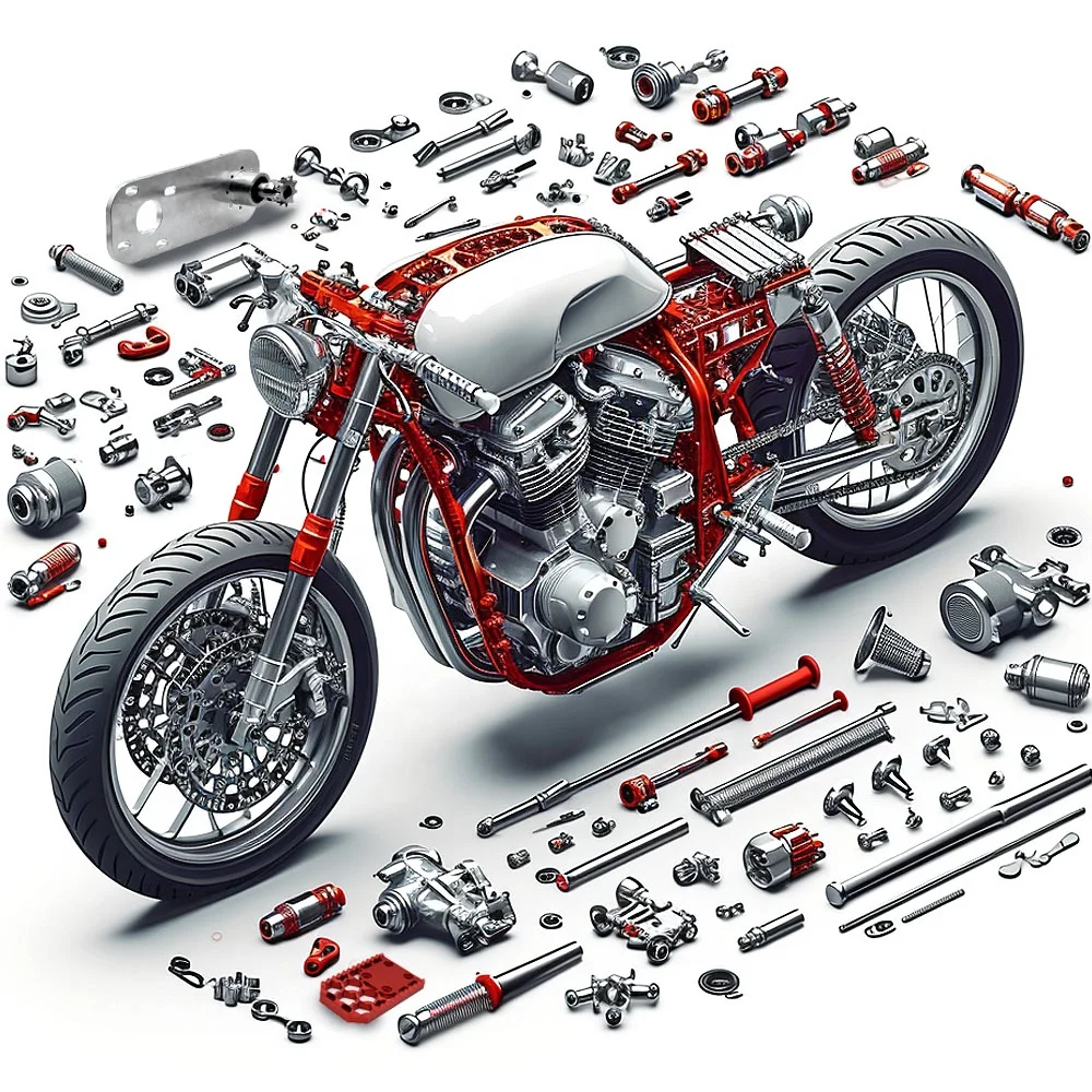 Cnc Machined Bicycle Spare Parts Pinion for Cnc Parts Bike Car Stainless Customized Motorcycle Metal Parts Machining Services