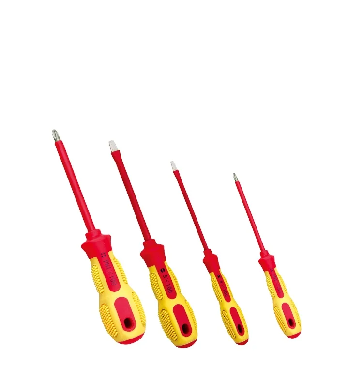 IEC9000 1000v VDE  Insulated Hand Tools Electric Flat Screwdrivers