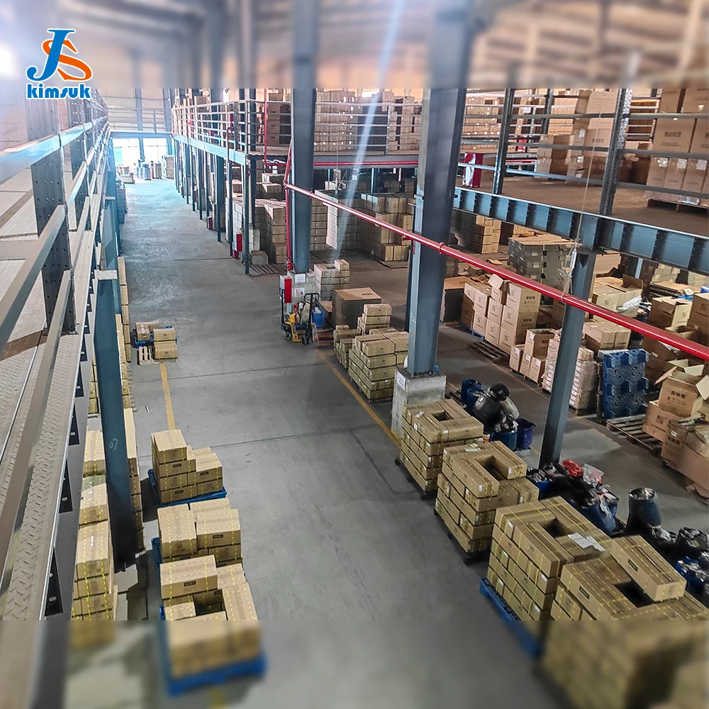 mezzanine storage tire racks steel rack heavy duty shelf for warehouse stacking racks & shelves