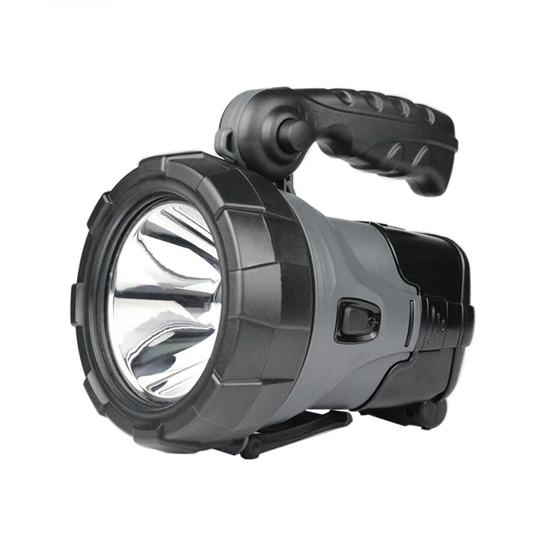 10W Solar power camping torch 2400mAh rechargeable lithium battery long range led flashlight