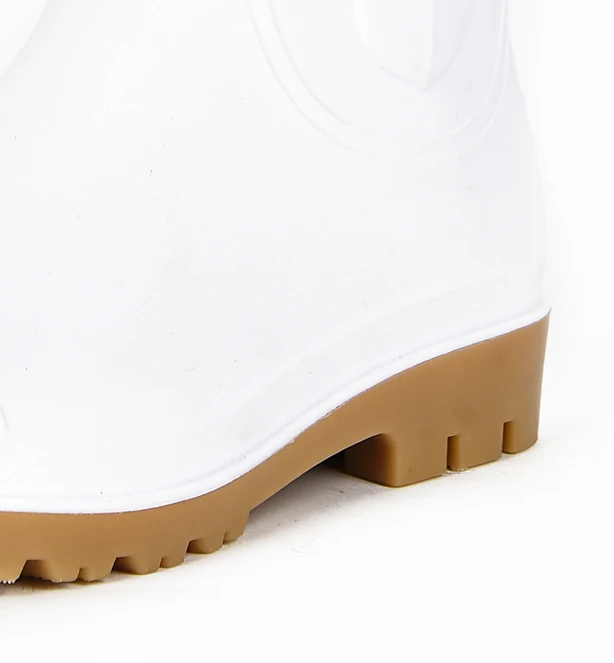 Waterproof woodland chelsea fashionable ppe rubber leather secor shoes men steel toe work footwear safety boots without lace