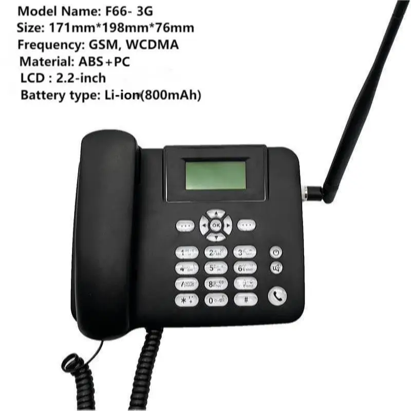 Gsm 850 900 1800 1900 настенный фиксированный беспроводной телефон для отеля дома