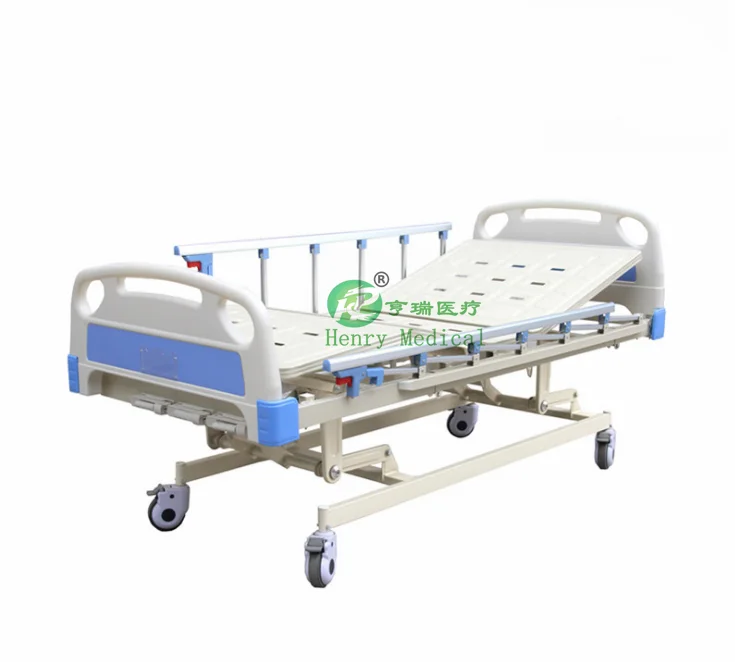 Hospital furniture Medical beds 3 cranks manual hospital beds for patient
