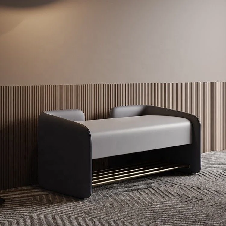 Simple modern shoe bench doorway shoe bench entrance storage stool bedroom bedside stool living room bench