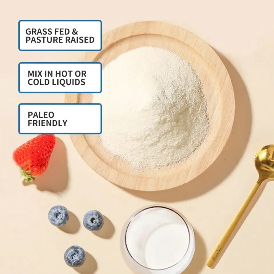 Private Labels Beauty Products Hydrolyzed Fish marine Collagen Collagen Protein Drink Powder Collagen Peptide