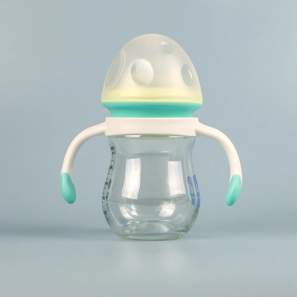 Idealpak 150ml BPA Free Kid Clear Glass Feeding Baby Milk Bottle for Baby Child Newborn Feeding Bottle Set