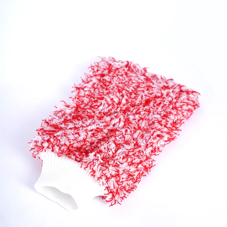 Полотенце из микрофибры для мытья автомобиля, рукавица для мытья автомобиля, 18x28 см, 80 грамм