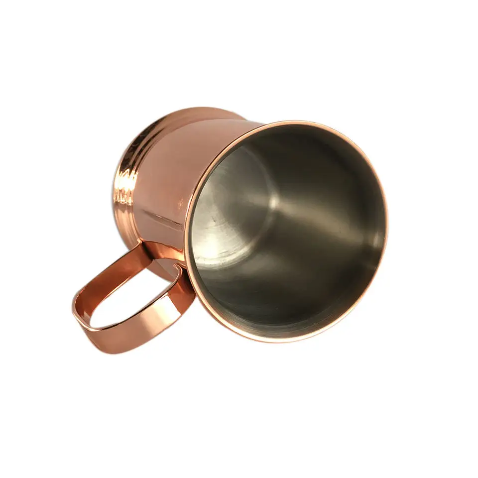Wholesale Copper Double Wall Coffee Mug Stein Stainless Steel Drinking Beer Tankard