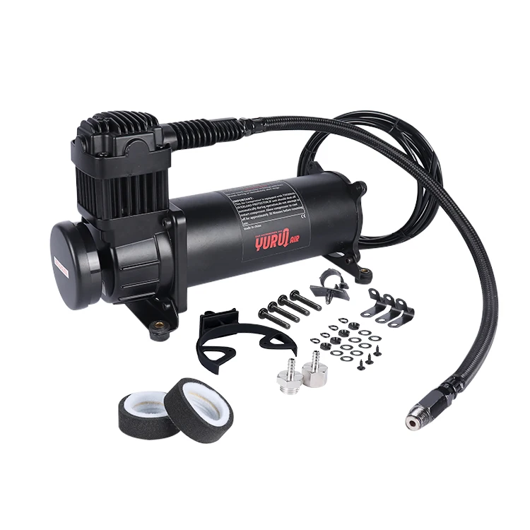 Convenient portable air suspension compressor for landrover 12v car airbag inflators with huge power