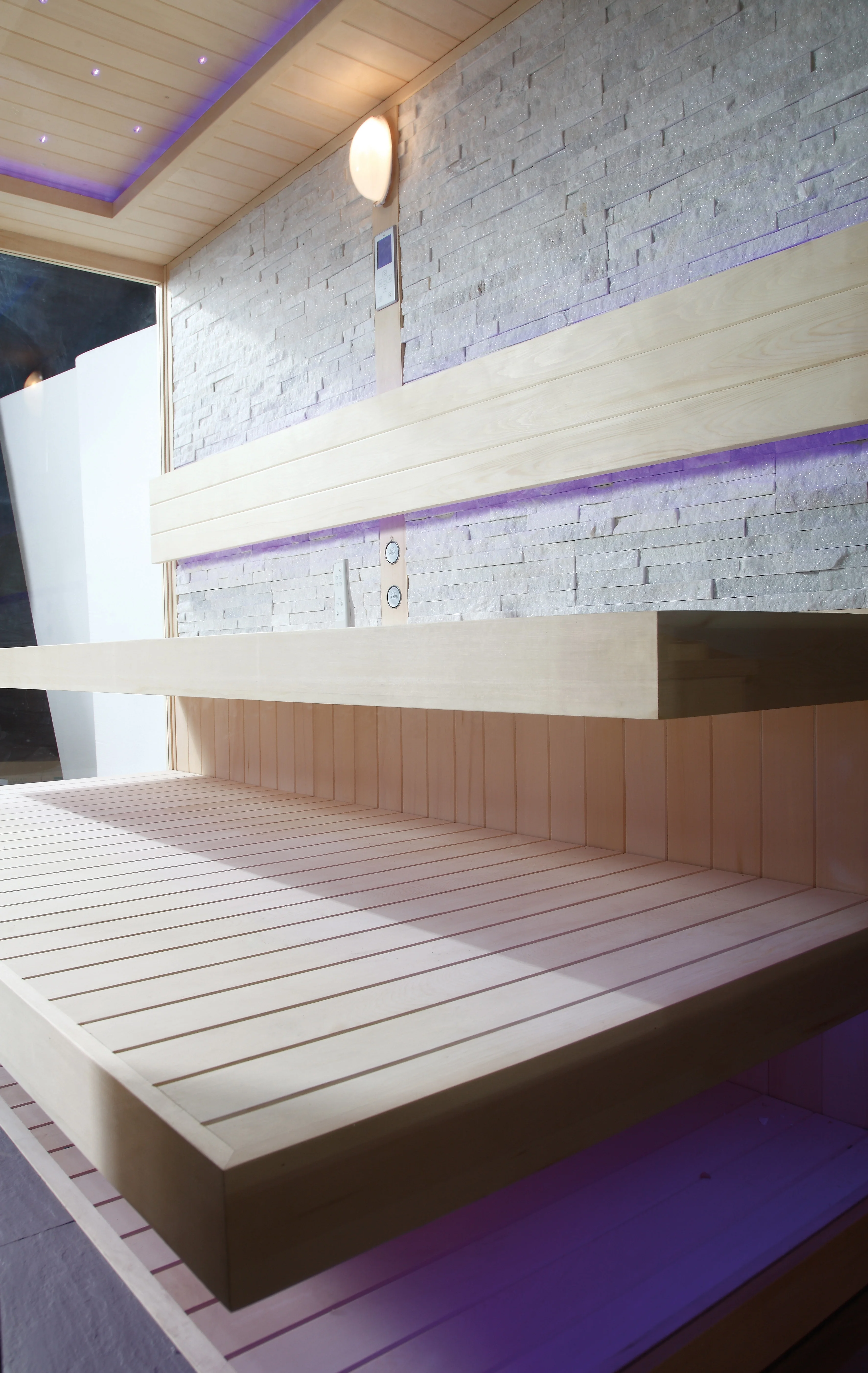 MEXDA Hotel Indoor Sauna Room Wooden Dry Sauna Cabin Bath Spa Steam Room for 4-6 Person WS-1240