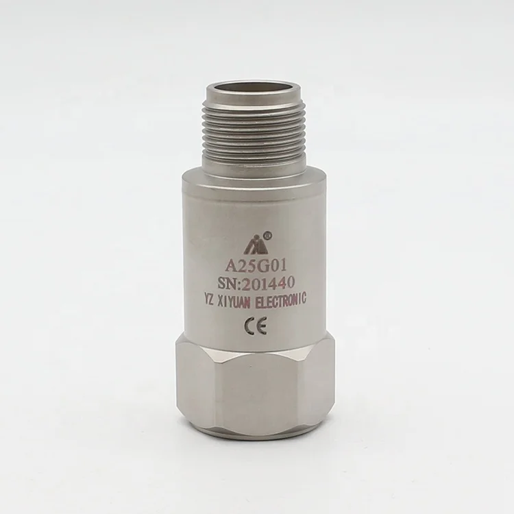A25G01 IEPE Vibration Sensor High Sensitivity Piezoelectric Accelerometer with Built-in IEPE Preamplifier