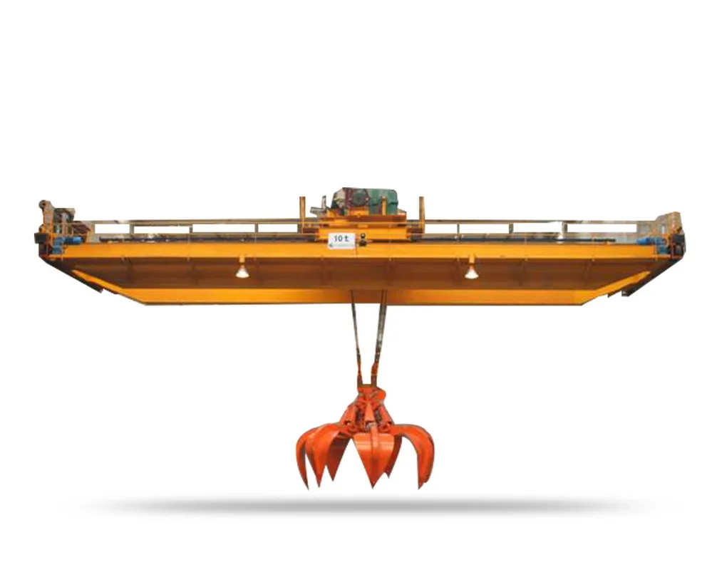 Customizable 10 ton 20 ton Grab Bucket Double Girder Overhead type bridge Crane