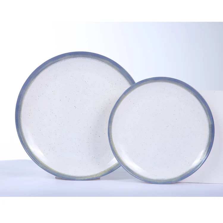 Platos de cocina restaurant custom set dining dish home dinning cheap charger circle melamine