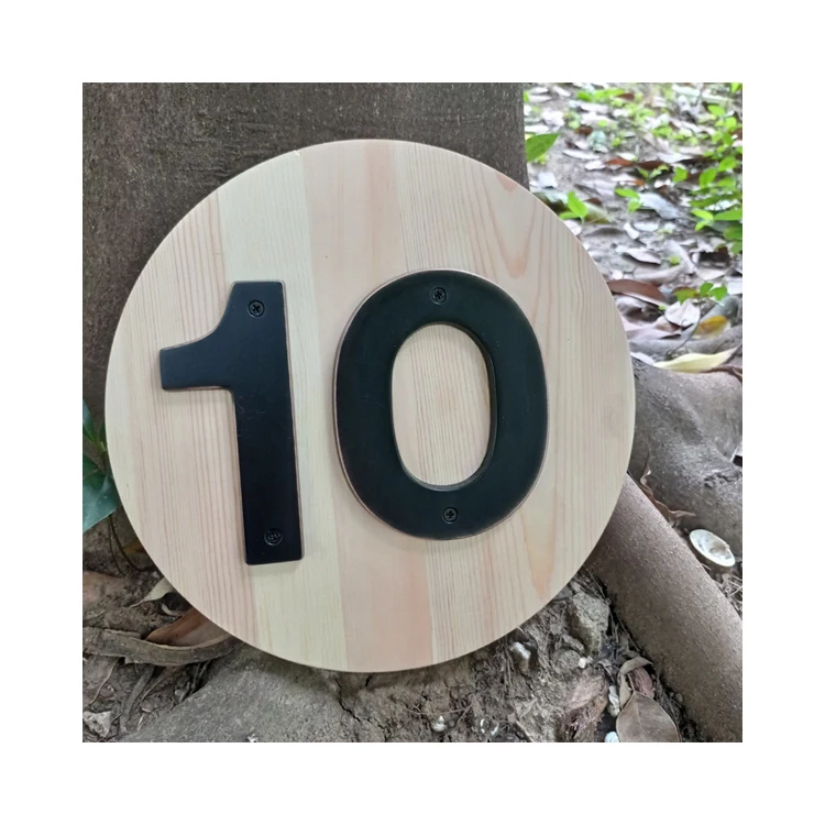 Custom able Pattern  Commercial  Modern Design Commercial Doorplate House Door Numbers Letters