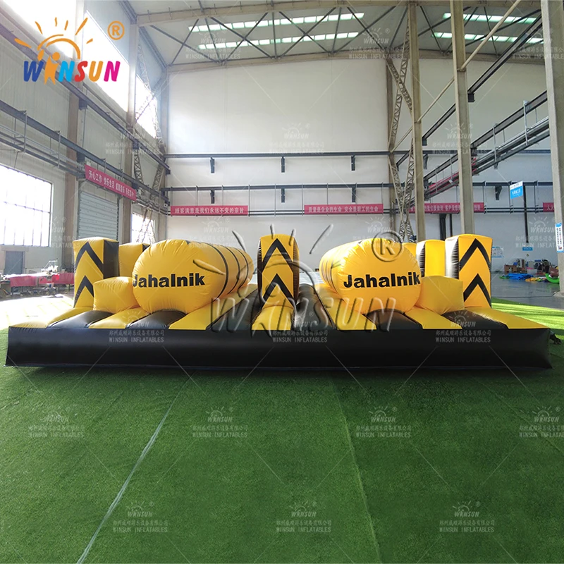 WINSUN double-barrelled Inflatable party rental rent organization obstacle dual race outdoor event playground for Kids Party