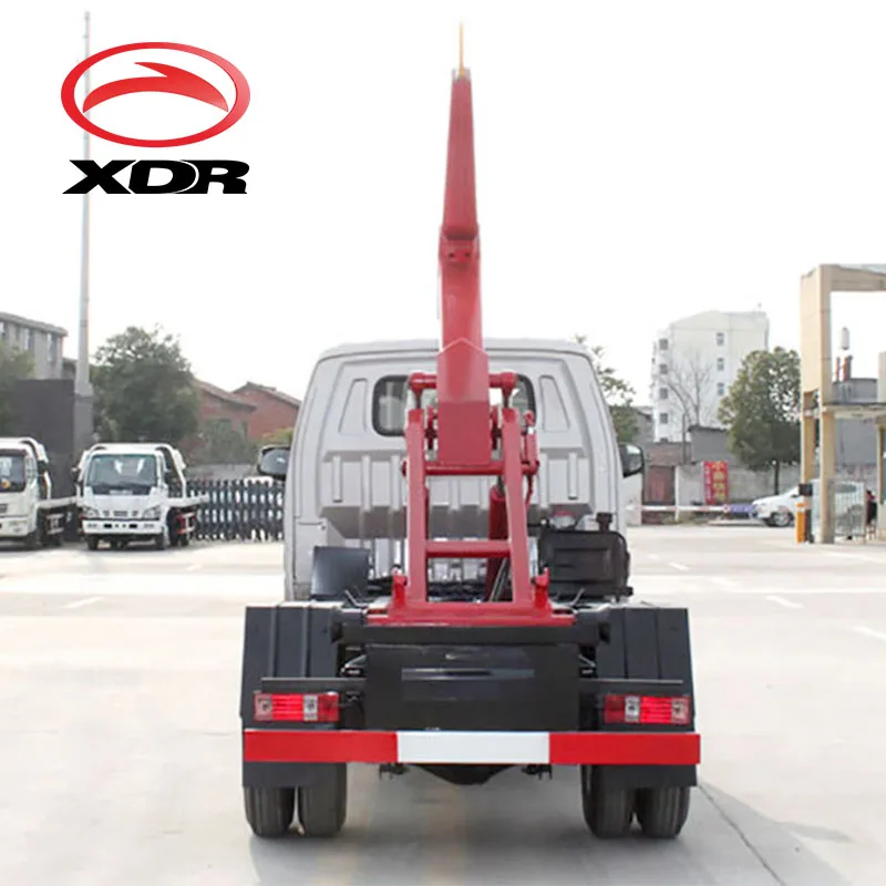 Mini Hook Lift Garbage Truck Hydraulic Arm Garbage Truck