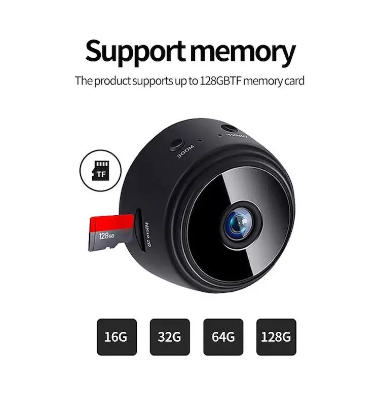 A9 camera HD 1080p infrared night vision wireless wifi magnetic suction small motion camera a9 camera