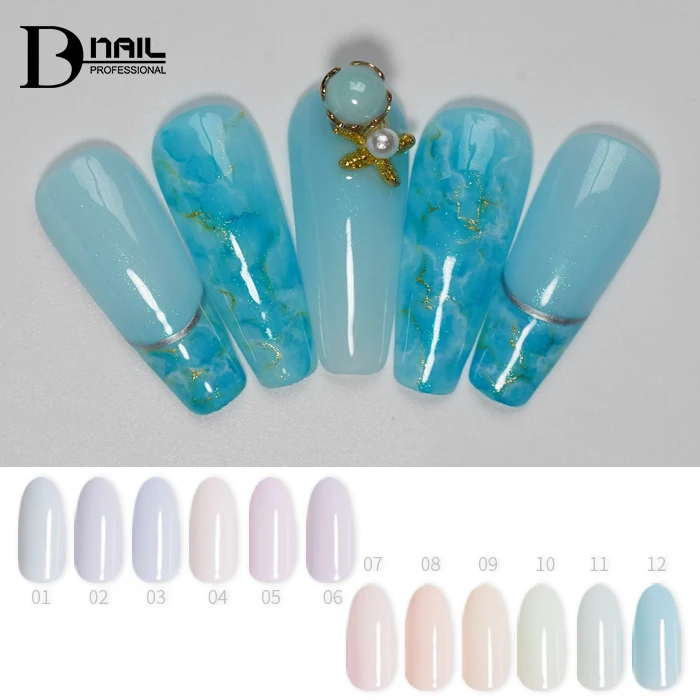 Candy color collection UV Gel nail supplies popular nails polish colour uv gel