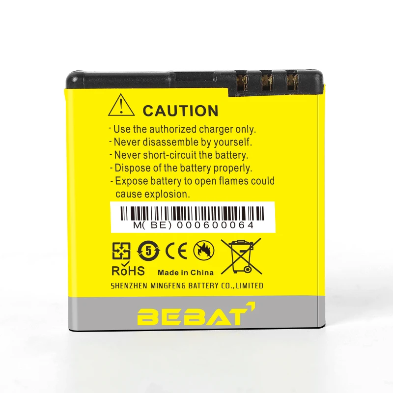 12 Months Warranty BL-6P Battery for Nokia 6500c 7900 5100 Cell Phones