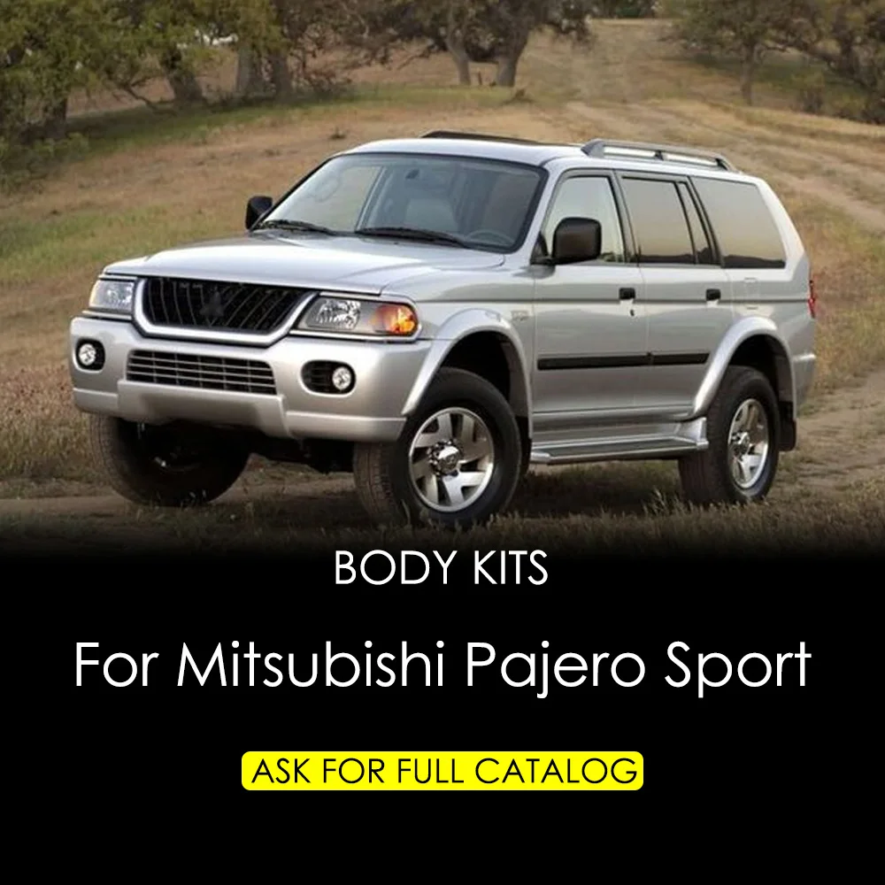 MUSUHA For MITSUBISHI PAJERO SPORT Asia-Pacific 3.0 Front Bumper 2015 2016 2017 2018 2019 Upgrade parts
