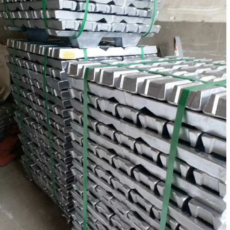 Aluminum ingots come from Chinese manufacturers high purity No impurities aluminium scrap Aluminum ingots
