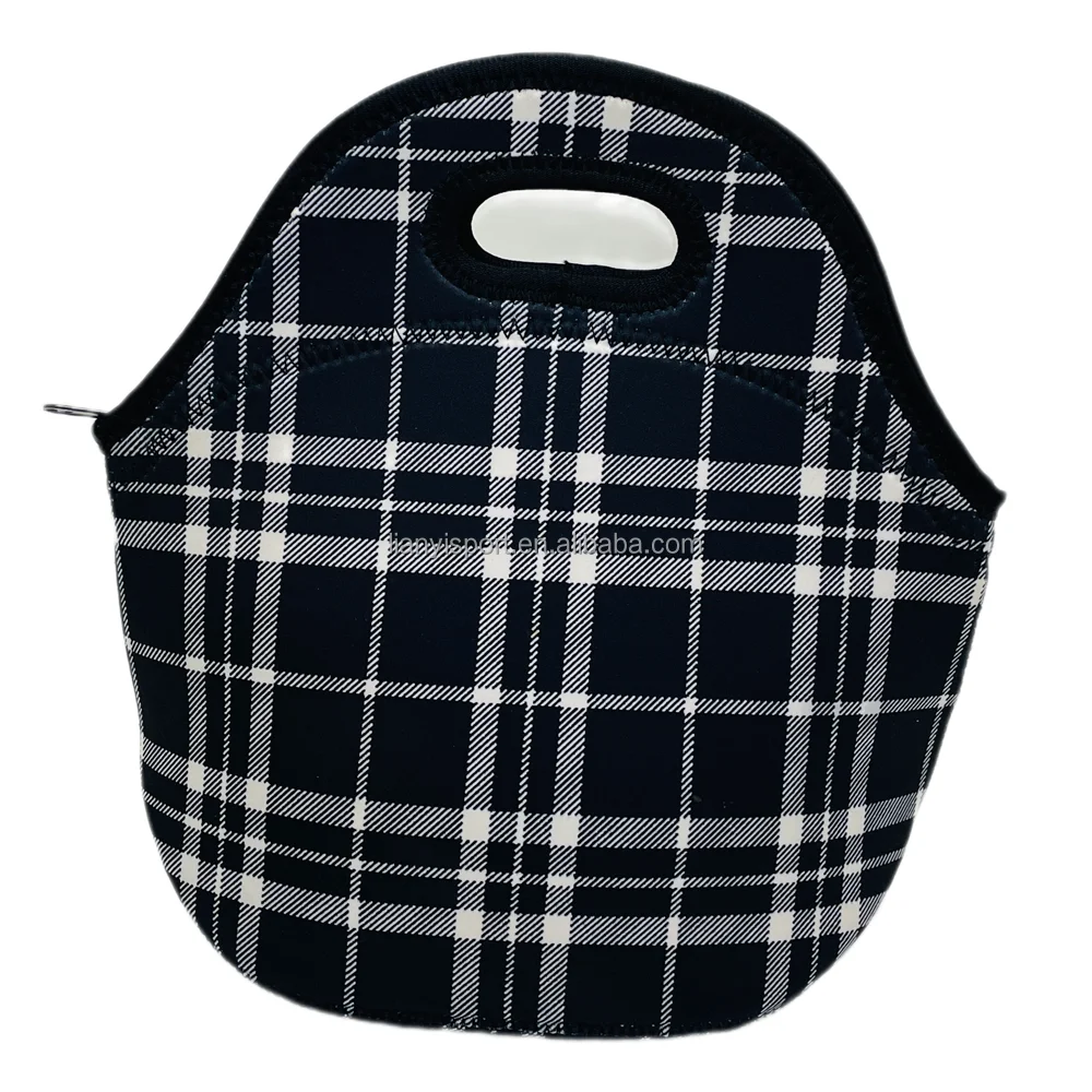 2024 High Quality Classic Neoprene Lunch kit bag Lunch Organizer Crafted Insulated Meal Tote Bag Snack Container Food Carrier