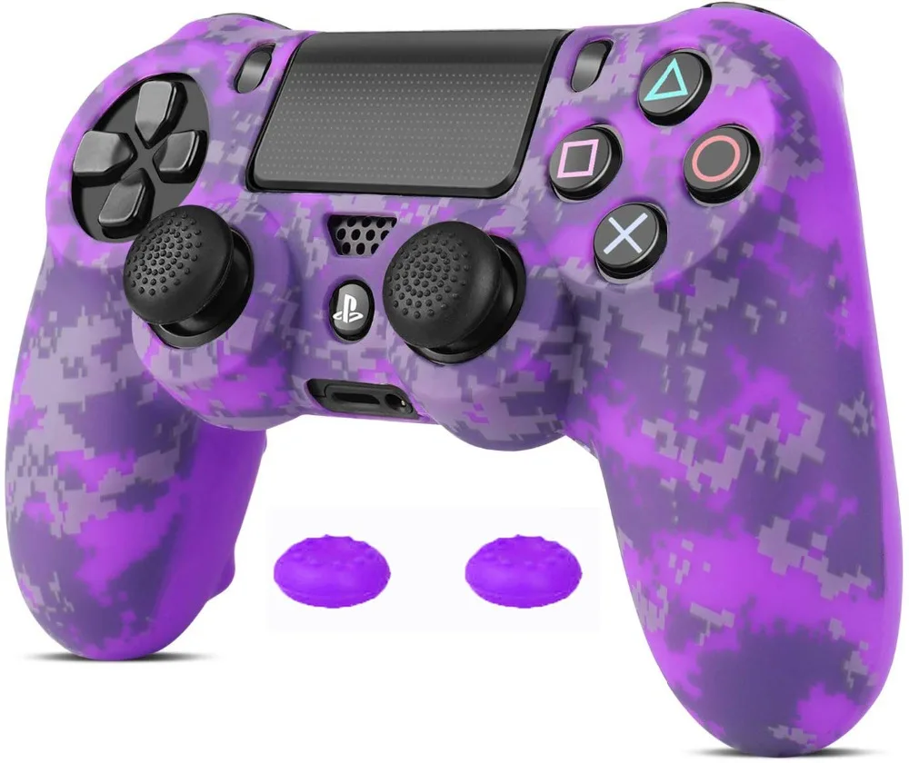 Оптовая продажа, силиконовый чехол для контроллера ps4, Силиконовая накладка для контроллера ps4, многоцветные накладки для контроллера ps4