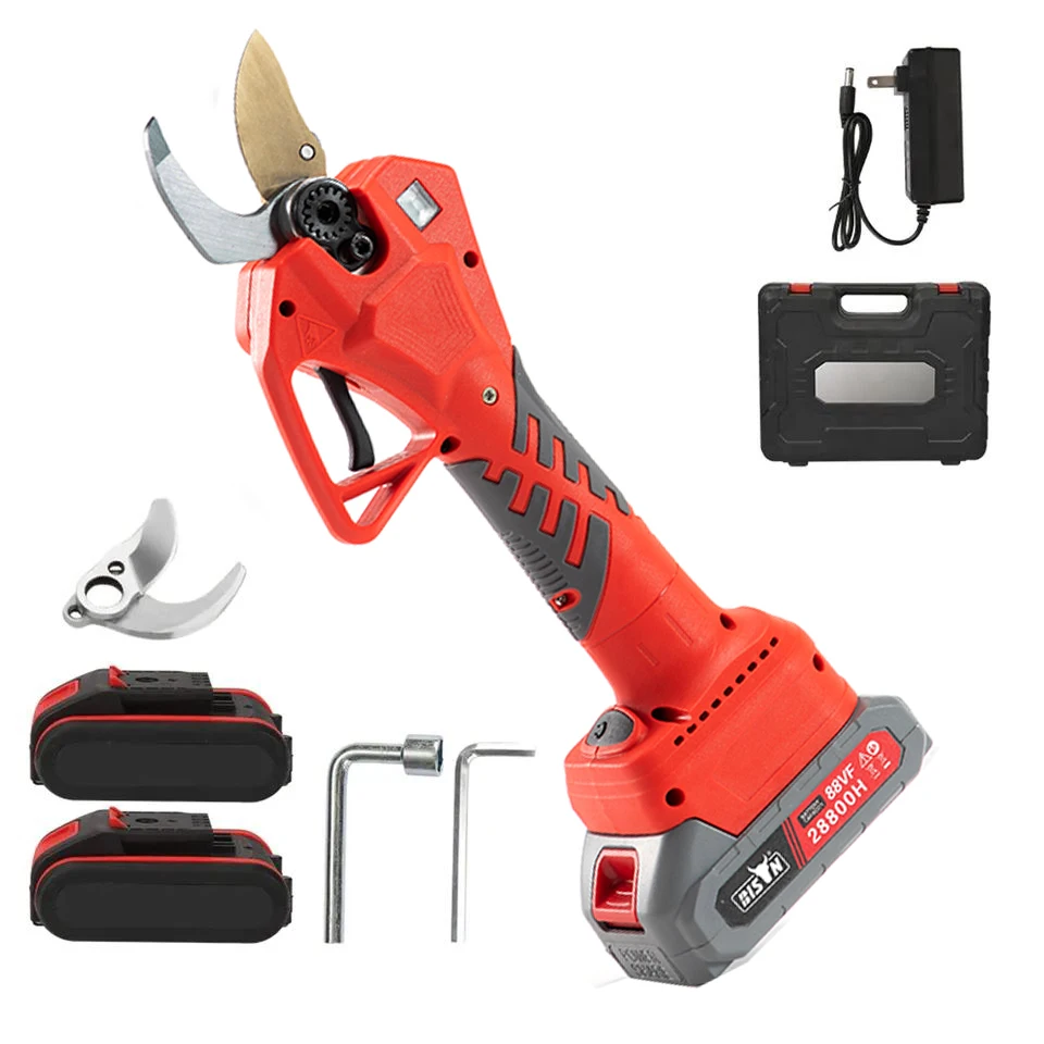 Profesional Garden Electric 21V Lithium Battery 4/6/8 Inch Cordless Brushless Tree Scissors Pruning Shear