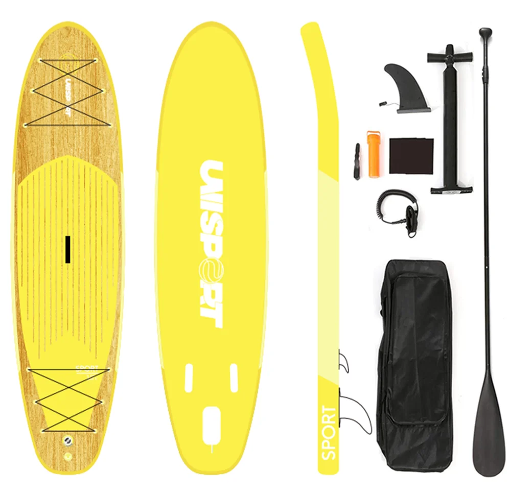 Water Sports Surfing Fun Inflatable Paddleboard Surfboard SUP Complete Set with Fin Leash and Paddle