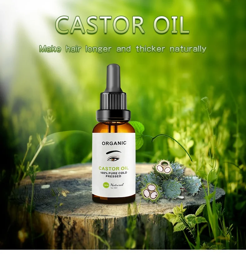 
100% organic haitian black castor oil 