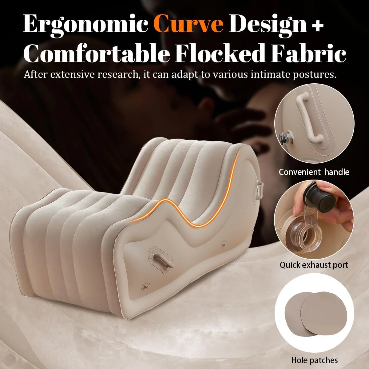 Living Room Sex Sofa Bed PVC Sex Furniture Air Cushion Bdsm Sexy Chair For Couples Chaise Lounge Red Inflatable Large Sofas