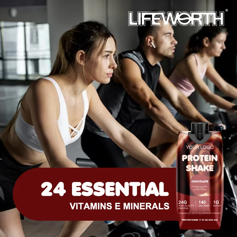 LIFEWORTH 24G High Protein Immune Support Ready to Drink Whey Protein Shake