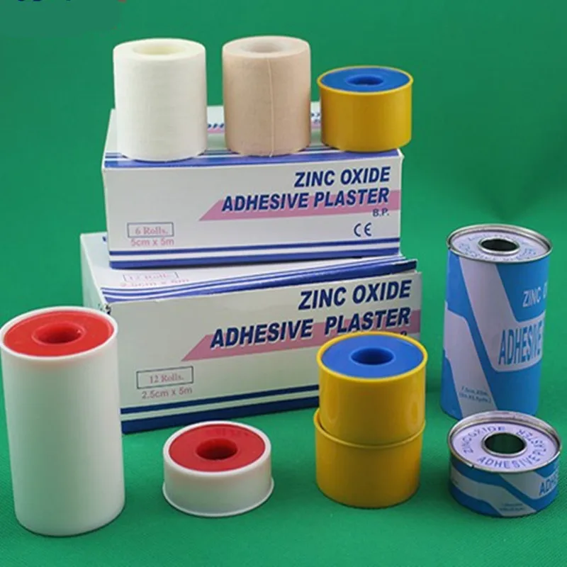 Zinc Oxide Plaster B.P In Plastic Cover Core Adhesive Plaster Medicinal Tapes