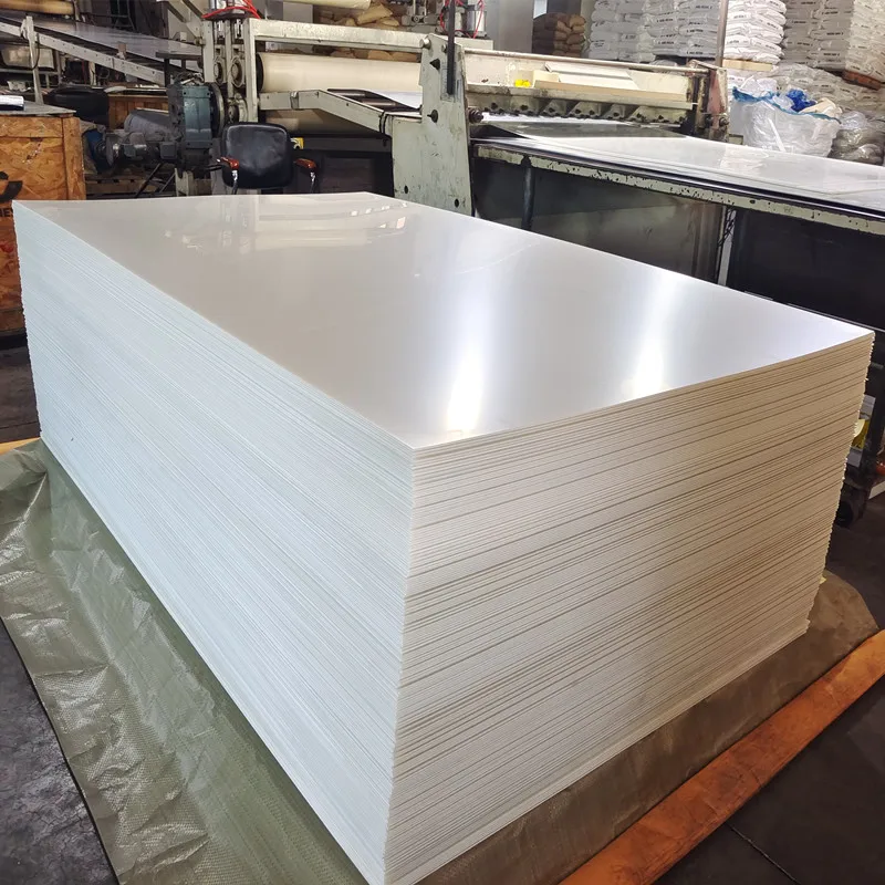 1.5-10mm thermoforming white color PMMA ABS plastic sheet
