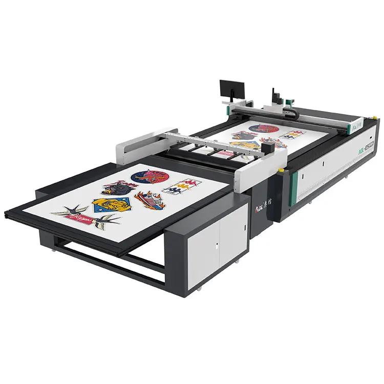 AOL cnc автоматическая плата КТ ячеистая доска колеблющийся нож машина для высечки картонных коробок бумажных стаканчиков