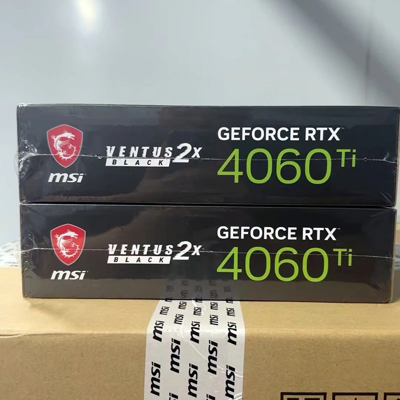 Brand new Msi Geforce RTX 4060 TI 4060TI Ventus Gaming X Trio 2x 3x oc 2 3 fans black white GPU 8gb graphics cards video card