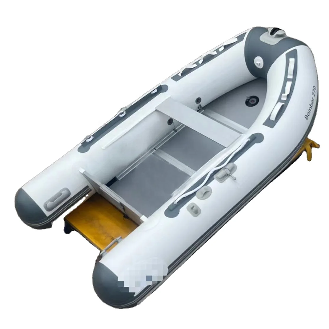 2.7m  high quality rubber boat inflatable boat plywood floor for fishing