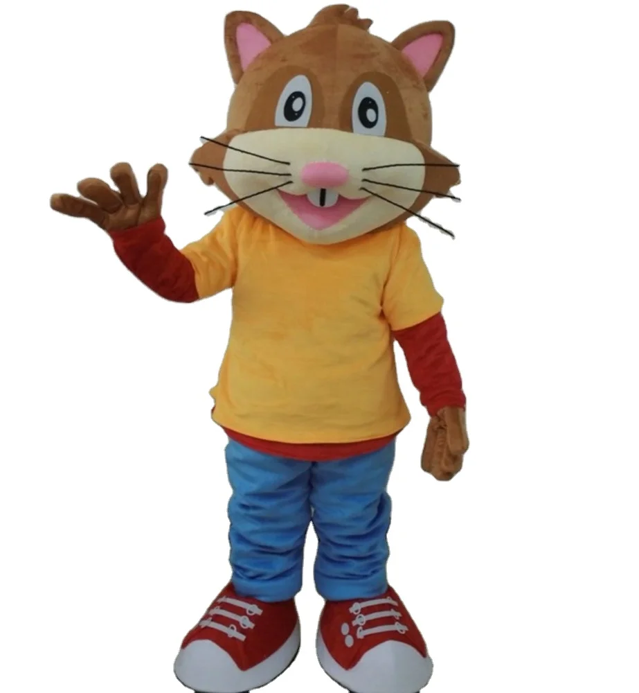 Желтый талисман в виде животного HOLA/костюм-белка
