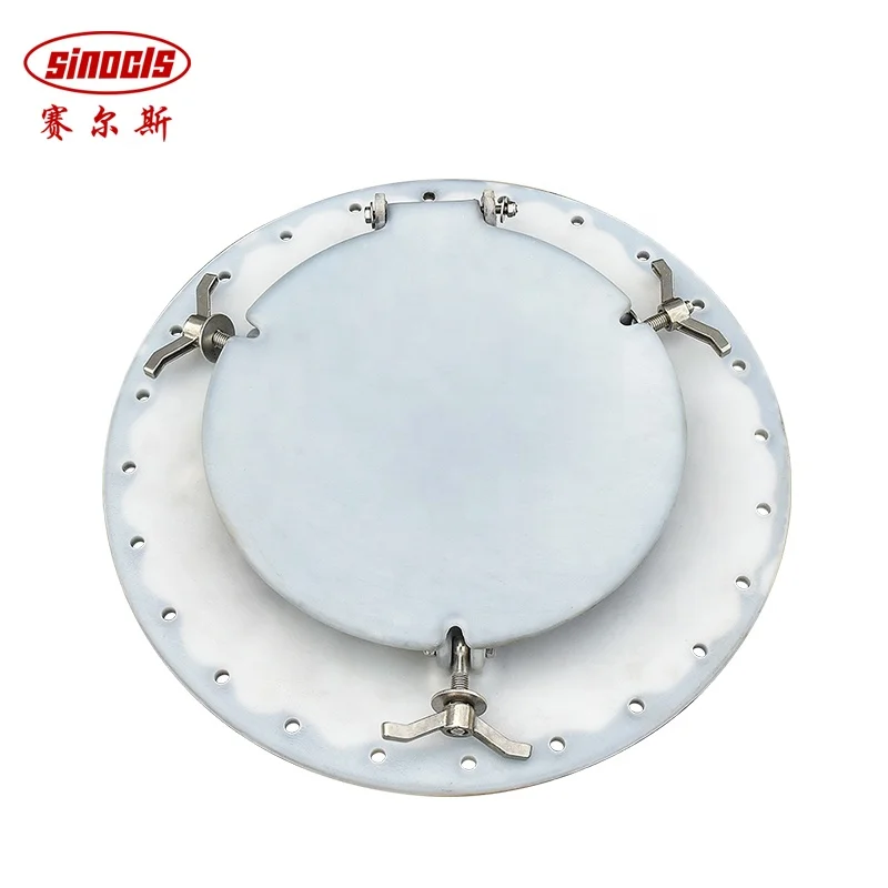 Super corrosion resistance 20 inch Plastic-Lined Manhole Cover for Chemical tank truck