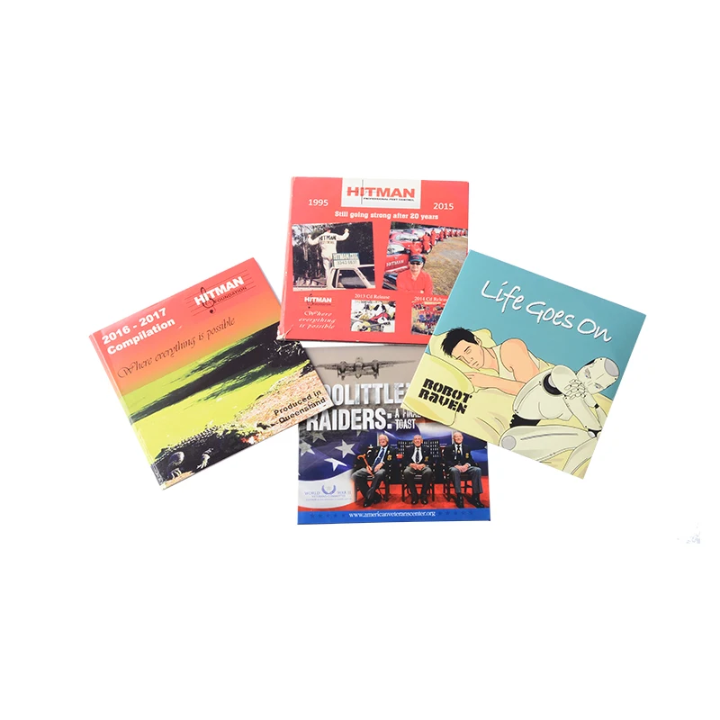 Promotion Price Music Video copy CD Pressing Replication With Cover Printing