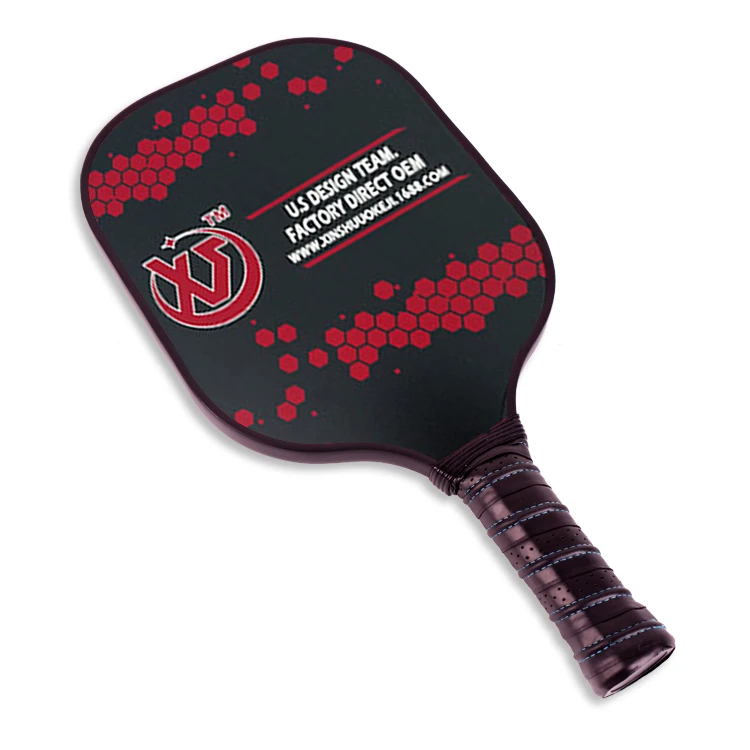 China Manufacturer Simple Pickleball Paddle USAPA Aramid Carbon Fiber Honeycomb Filling Pickleball Raquet